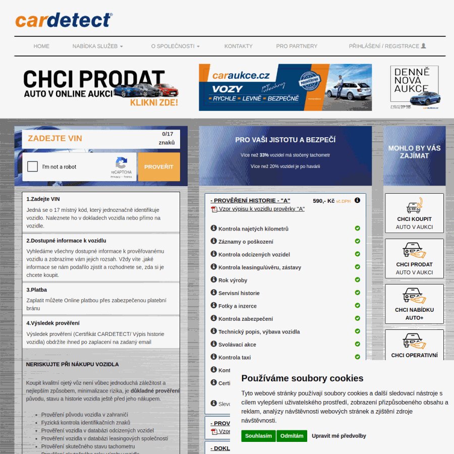 Náhled cardetect.cz