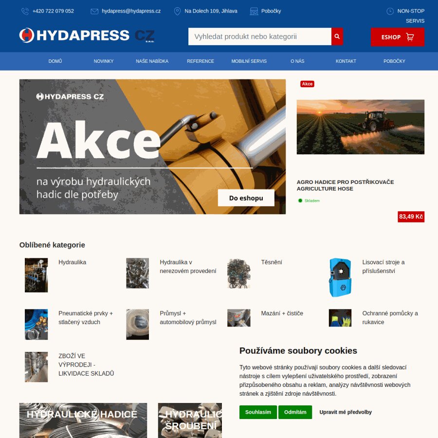 Náhled eshop.hydapress.cz